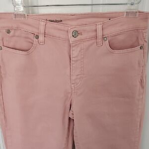 TALBOTS Flawless Women's Slim Ankle Pink Jeans Size 6P